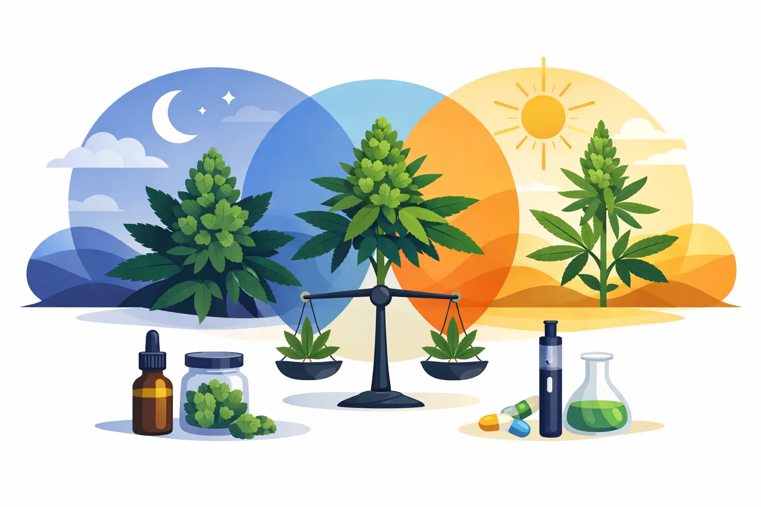 Indica Sativa Hybrid Differences Explained