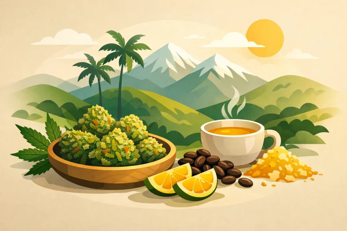 Colombian Gold Strain Flavour and Character