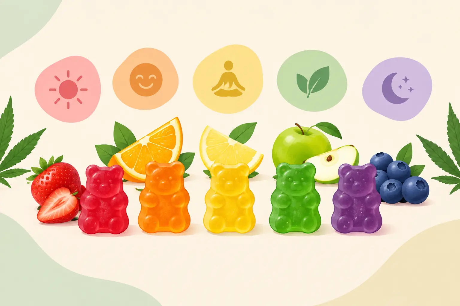THC Gummy Varieties for Every Flavour Mood