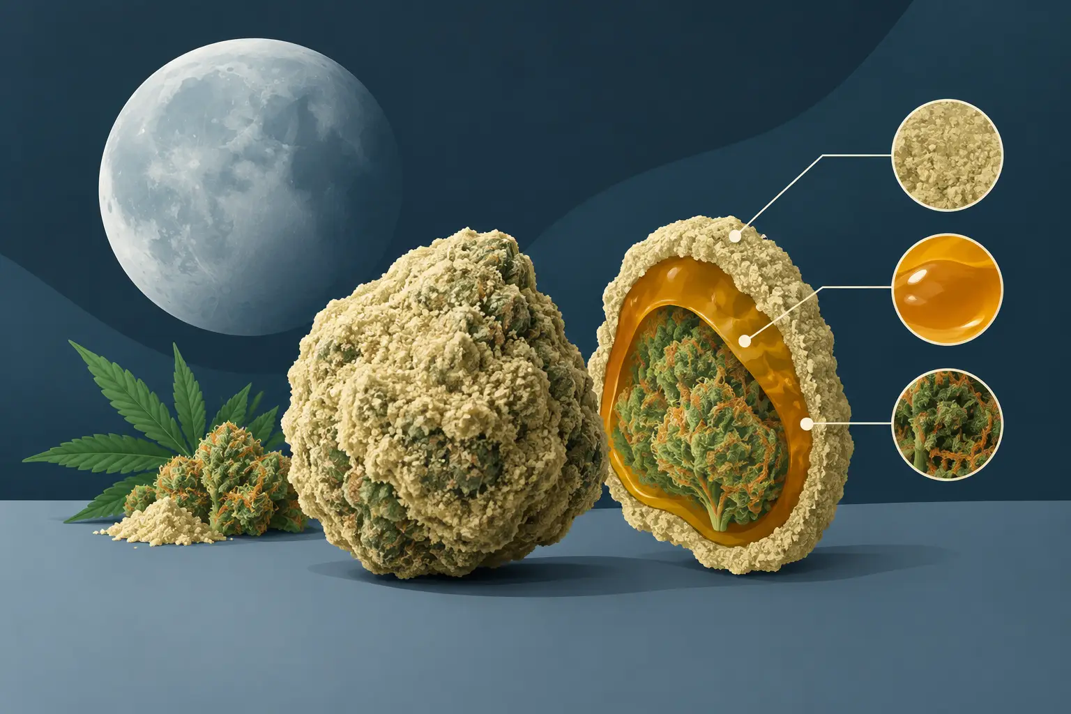 What Makes Moon Rocks Potent? The Layers Matter